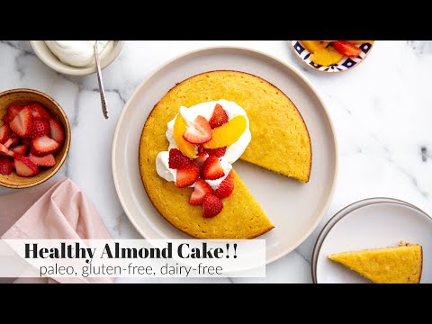 Healthy Almond Cake (Gluten-Free, Paleo &amp; Dairy-Free!)