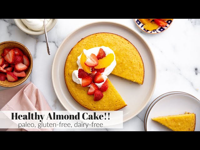 Healthy Almond Cake (Gluten-Free, Paleo & Dairy-Free!)