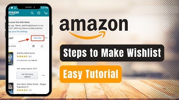 How to Make an Amazon Wish List !