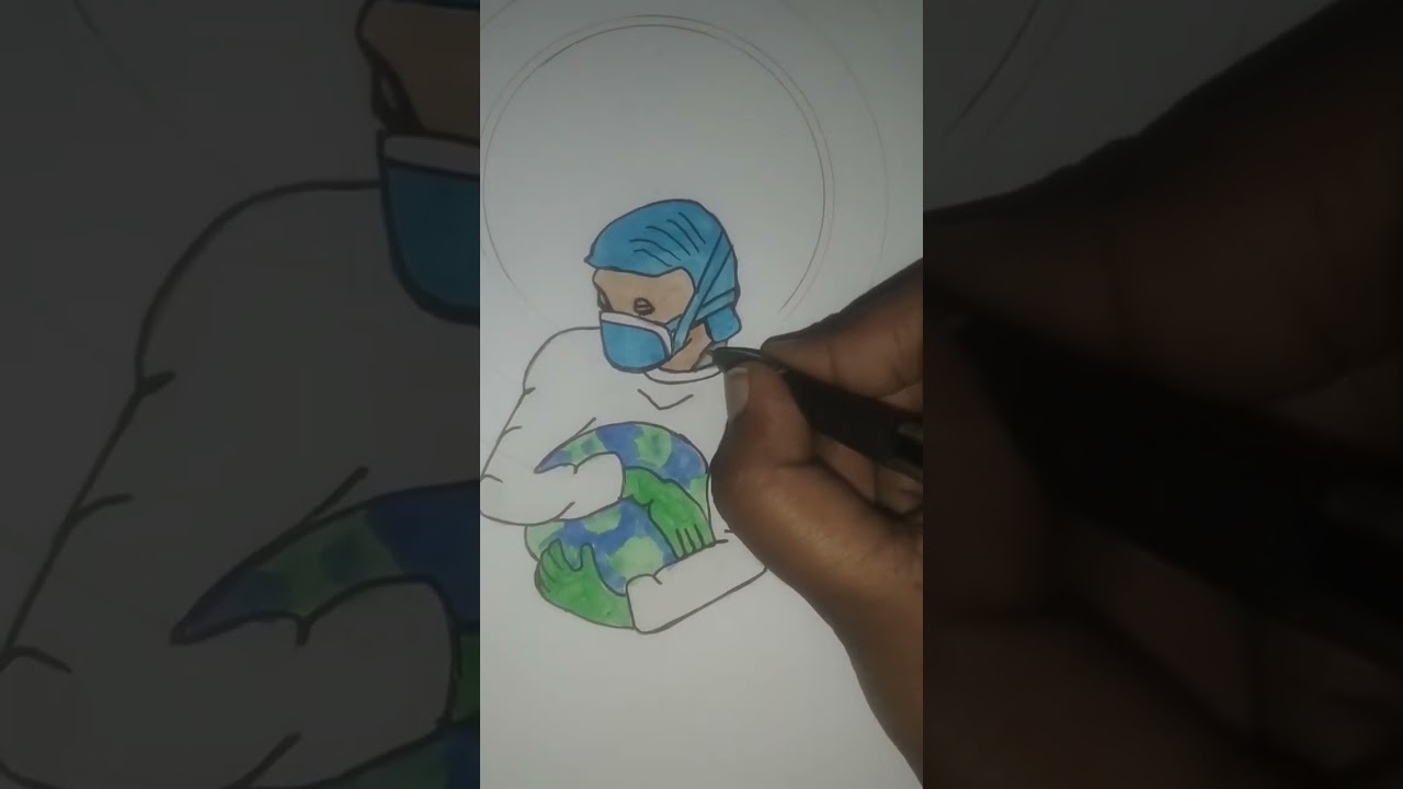 🙏 corona warriors 🙏 🥰# Soni mandala art channel #🥰