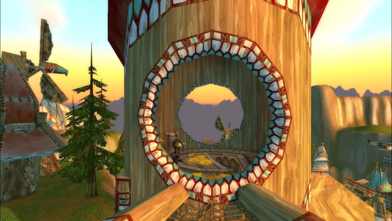 Relaxing Flight Path Thunder Bluff to Moonglade YouTube