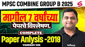 MPSC Combine Group B 2025 | Complete Paper Analysis | Question Papers STRATEGY & Planning | Vaibhav