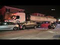 ARCHIVE: Arcadia: Milk Tanker Loses Control, Crashes Into 7 Parked Cars (CCTV Video)