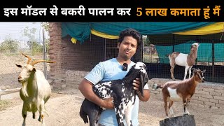 शिक्षक इस मॉडल से बकरी पालन कर 5 लाख कमाते है safal goat farming goatfarming
