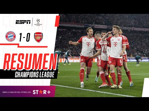 ¡LOS BÁVAROS ELIMINARON A LOS GUNNERS Y SON SEMIFINALISTAS! | Bayern Munich 1-0 Arsenal | RESUMEN