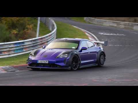 Porsche Taycan Turbo GT с доработками Manthey побил рекорд электроседанов на Нюрбургринге