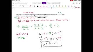 Intermediate Algebra 5.2 Equations of Linear Functions