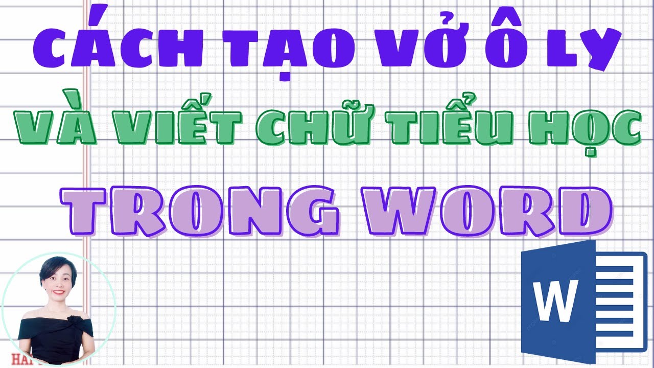Cách Tạo Vở 5 Ô Ly Trong Word | Nguyễn Huệ - Youtube