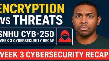 Encryption vs Threats | SNHU CYB-250 Week 3 Cybersecurity Recap