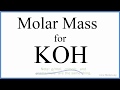 Calculating Molar Mass of KOH