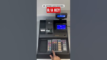 Using the R/A Key | HK Systems Cash Register Tutorials