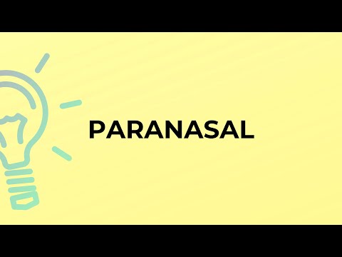 فيديو: ماذا يعني باراناسال من الناحية الطبية؟