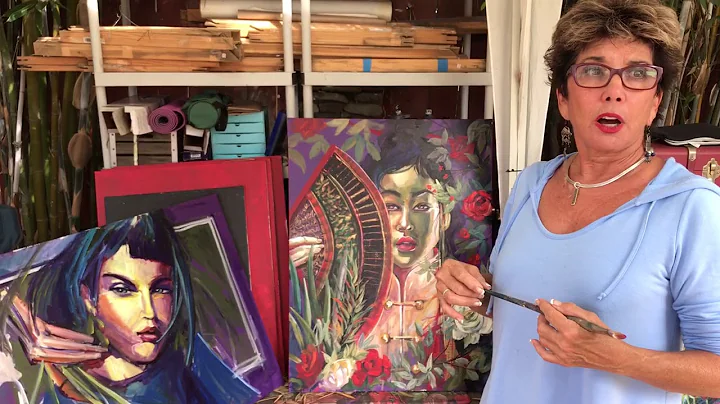 Kathleen Carrillo in her Carlsbad California studio