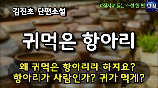 [잠자며 듣는 한국 소설] 왜 귀먹은 항아리라 하지요? 항아리가 사람인가? 귀가 먹게? [귀먹은 항아리] 김진초 단편소설  #책읽어주는남자 #오디오북  #책과함께하는하루단잠