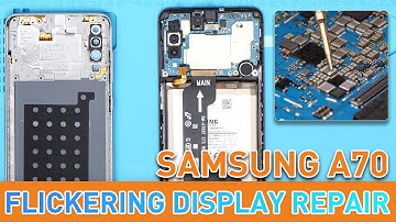 Samsung A70 Water Damage, Flickering Display Motherboard Fix