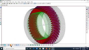 Blade modeler , axial turbine rotor, ANSYS tutorials