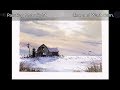 Painting moonlight winter shadows and dramatic skies. Line and wash watercolor. Peter Sheeler