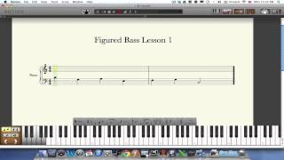 Figured Bass Lesson 1