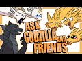 Ask Godzilla and Friends Part 1 (Godzilla Comic Dub)