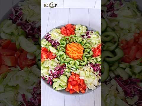 تزیین ساده و شیک سالاد مهمونی