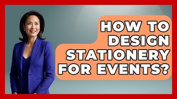 How To Design Stationery For Events? - Graphic Design Nerd