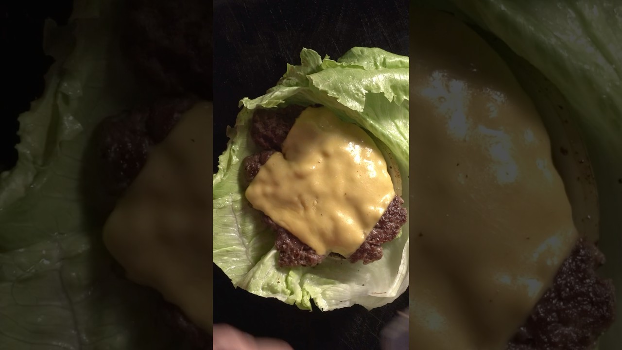 It’s healthy because it’s lettuce wrapped… #lowcarb #burger