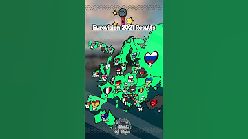 Eurovision 2021 Results #europe #mapping #geography #mapper #memes #edit #viral #map #sub