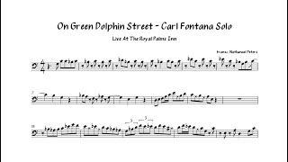 Carl Fontana “On Green Dolphin Street” Jazz Trombone Solo Transcription