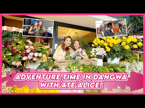 FLOWER HUNTING IN DANGWA WITH ATE ALICE! (NAG TRICYCLE KAMI! LOL!) | Small Laude