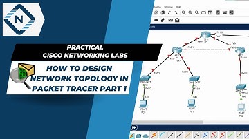 How to design Network Topology in Packet Tracer Part 1| CISCO Packet Tracer | Video # 48