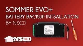 Sommer EVO+ ACCU Battery Backup Installation