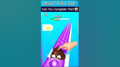 Lower - Power Booster Then Stop | Happy Pop Run Level - 489 #gaming #youtubeshorts #gameshorts