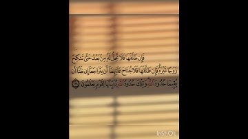 سوره البقره عدد آياتها ٢٨٦ آيه (سوره مدنيه ) الآيه ٢٣٠
