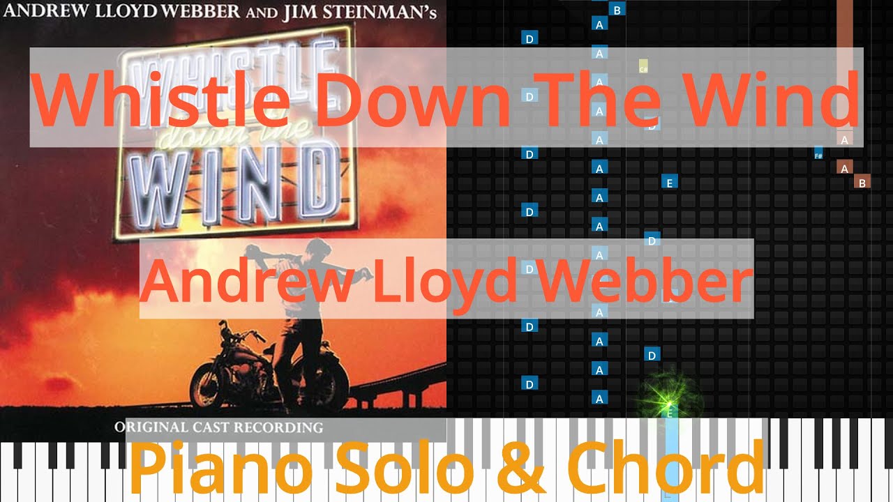 🎹Solo & Chord, Whistle Down The Wind, Andrew Lloyd ber, Synthesia