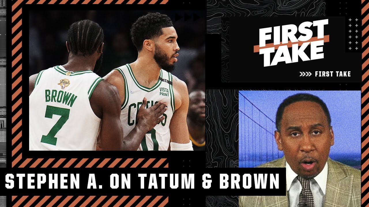 Jayson Tatum & Jaylen Brown are ‘turning the ball over in pivotal minutes’ – Stephen A. | First Take – ESPN
