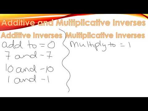 Additive and Multiplicative