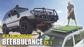 PROJECT BEERBULANCE Ep.1 - Modded 105 Series Landcruiser - Rooftop Driving Range & Air Suspension by Sick Puppy 4x4 Adventures 80,027 views 3 years ago 14 minutes, 42 seconds