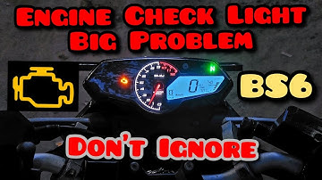 Engine Check Light/Trouble Light in BS6 Bikes | N250/F250/N160 Major Problem