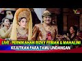 Live Pernikahan Rizky Febian & Mahalini  Di Bali Bikin Surprise Para Tamu