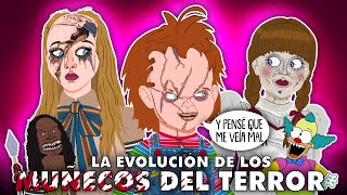 La Evolución de los 10 Mejores Muñecos de Terror (ANIMADA) \/ Top 10 Muñecos de Terror