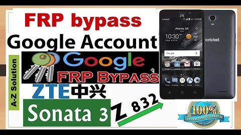 Z832 bypass google account on cricket sonata3/ android 6.0.1(retire ID)