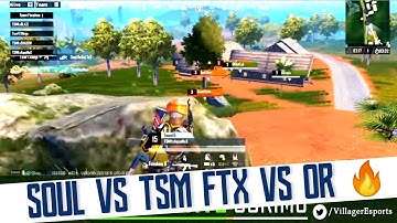 SOUL vs TSM FTX vs OR Fight | TSM FTX Wipedout SOUL | OR vs SOUL 4v4 Fight 🔥
