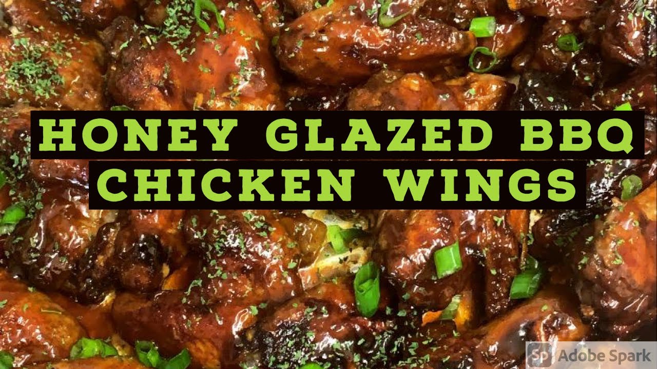 Honey BBQ Glazed Chicken Wings YouTube
