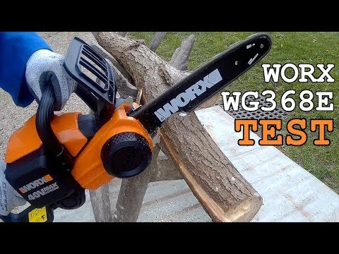 WORX WG368E Electric Chainsaw 40V • TEST