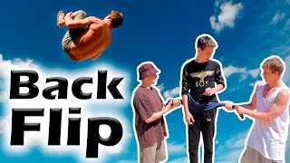 Как научиться "Заднее сальто" за одну тренировку (Back Flip Tutorial)