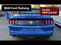 2020 Ford Mustang - $14,825 .