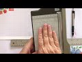 Make your Stampin Up Mini Paper Cutter more versatile