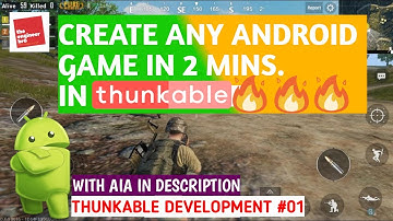 How to Make an Android Game from Thunkable | Thunkable Development  #01