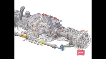 car front axle-industrial 3D model: machine-world.net P814