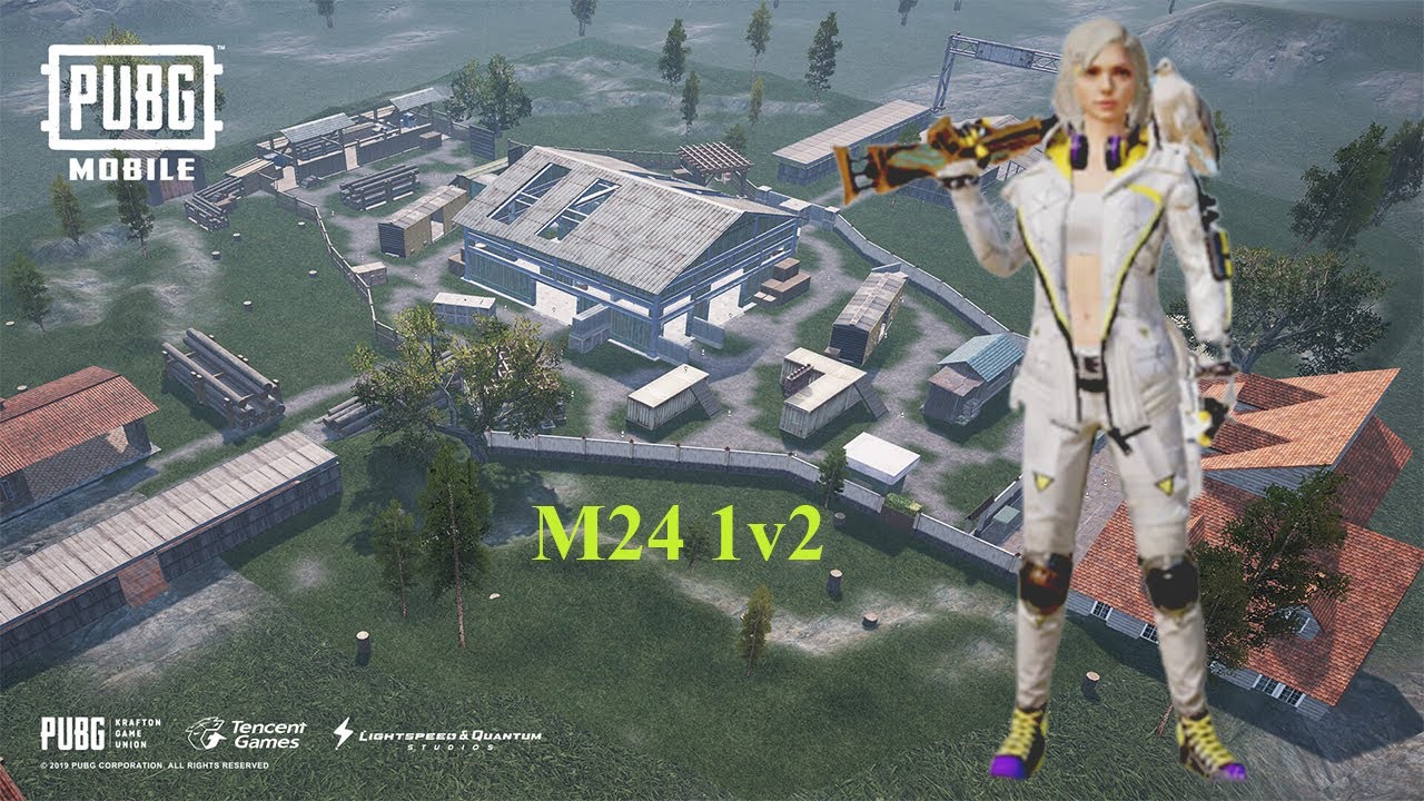 M24 ONLY SOLO VS DUO VERY INTENSE MATCH 🔥 | 1v2 M24 TDM MATCH | PUBG ...